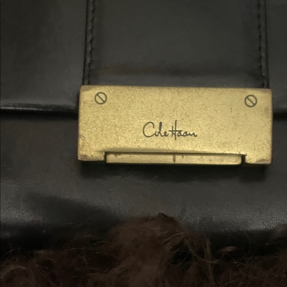 Cole Haan Black wallet with Gold Accent - Picture 1 of 10